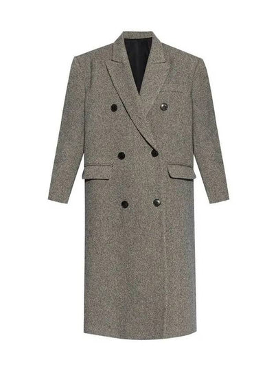 LEXANA double wool coat MA0285FA B3D05E BKEC - ISABEL MARANT - BALAAN 2