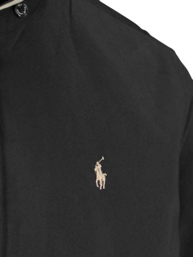 Harrington Windbreaker Black - POLO RALPH LAUREN - BALAAN 5