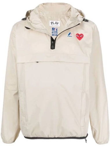 Logo Patch Anorak Beige - COMME DES GARCONS - BALAAN 1