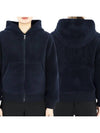 Kids Teddy Style Hooded Zip up Jacket Navy 8G00029 89A3X 778 12 14A Adults can wear - MONCLER - BALAAN 1