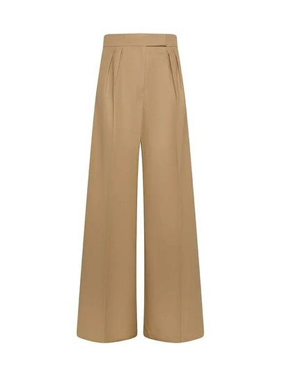 tan corte straight pants tobacco - MAX MARA - BALAAN 2