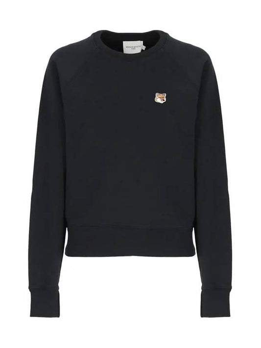 Fox Head Patch Adjusted Sweatshirt Black - MAISON KITSUNE - BALAAN 2