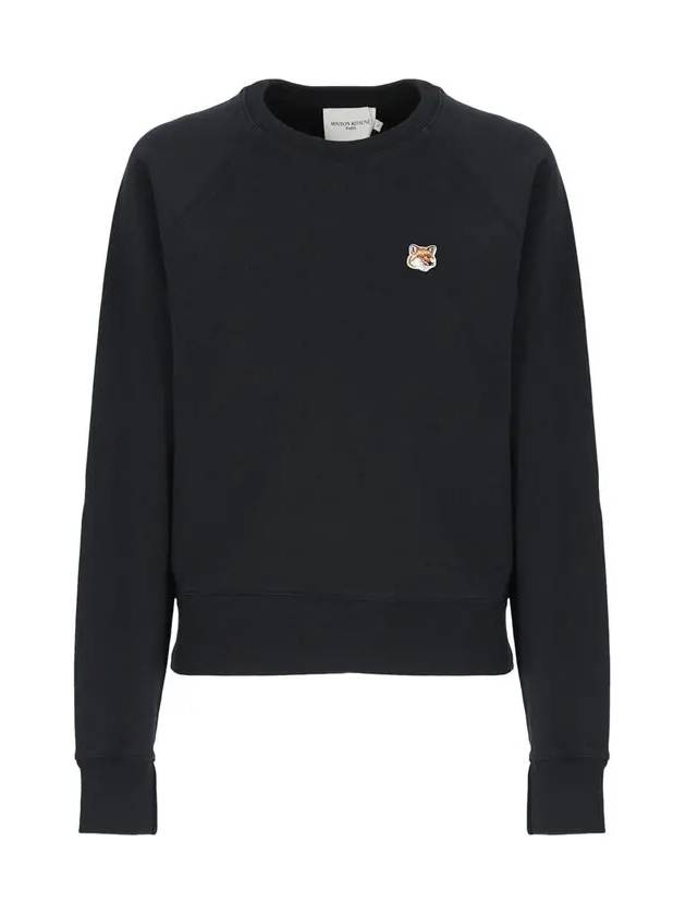 Fox Head Patch Adjusted Sweatshirt Black - MAISON KITSUNE - BALAAN 3