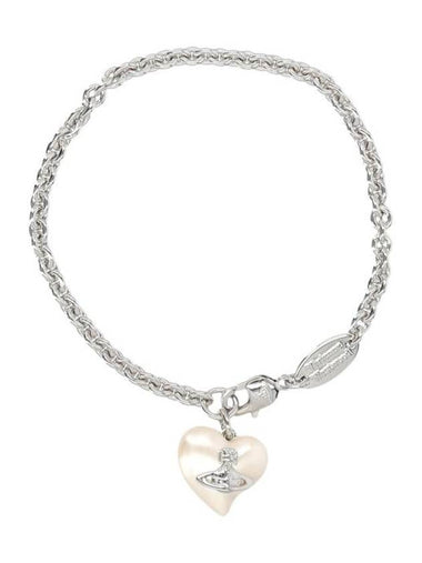 Cheryl Pearl Heart Pendant Bracelet Silver - VIVIENNE WESTWOOD - BALAAN 1