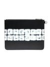 Cheeto Tag Effect 4G Leather Clutch Bag Black - GIVENCHY - BALAAN 1