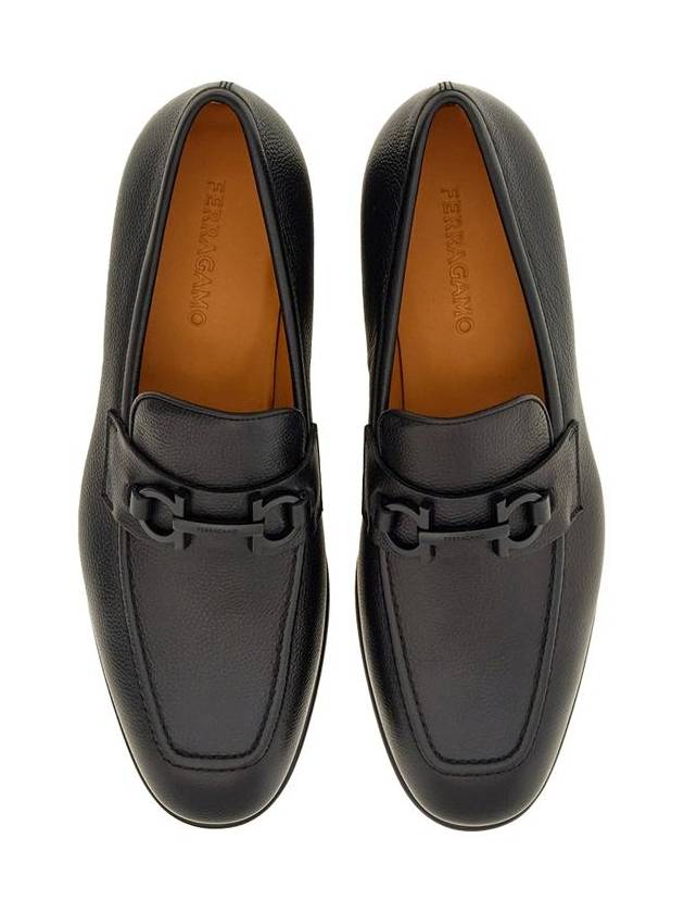 Men's Penny Calfskin Loafers Black - SALVATORE FERRAGAMO - BALAAN 3