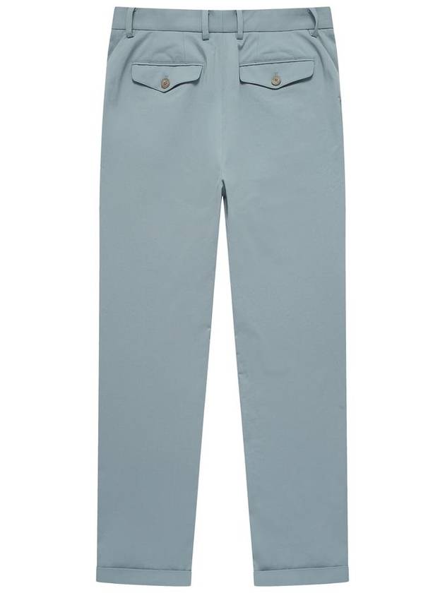 Men's Bio Washing Tapered Chino Straight Pants Greyish Blue - SOLEW - BALAAN 3