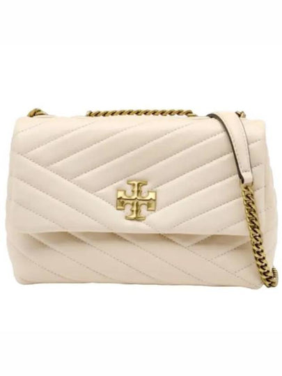 Kira Chevron Convertible Strap Small Shoulder Bag New Cream - TORY BURCH - BALAAN 2