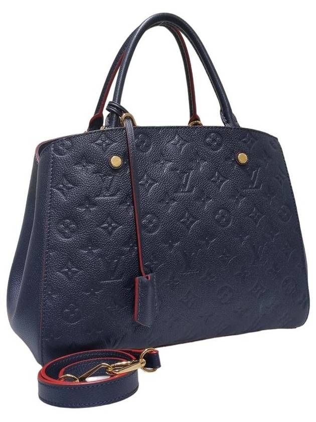 Women s M42746 Empreinte Navy Montaigne MM Tote Bag Shoulder Strap - LOUIS VUITTON - BALAAN 2