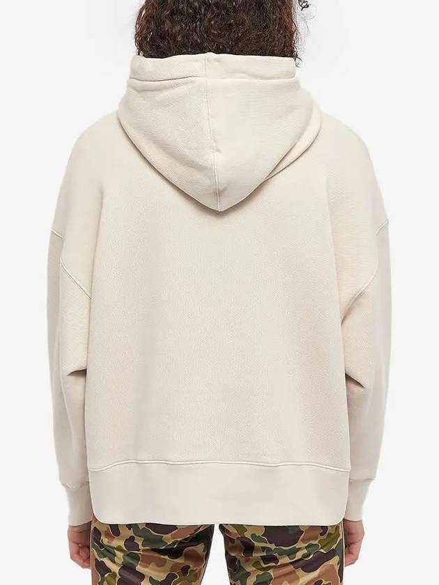 Bear Print Hooded Top Beige - PALM ANGELS - BALAAN.