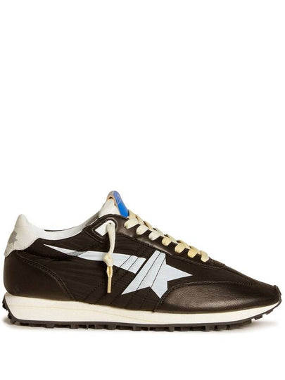 Marathon White Star Low Top Sneakers Black - GOLDEN GOOSE - BALAAN 2