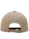 De Coeur Embroidered Logo Ball Cap Beige - AMI - BALAAN 4