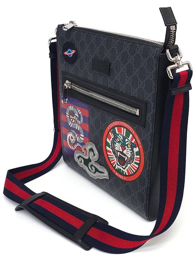 474137 Supreme Snake Tiger Print Messenger Cross Bag - GUCCI - BALAAN 2