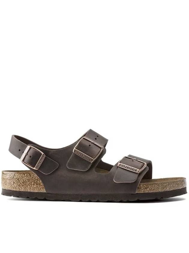 Milano Oiled Leather Sandals Habana - BIRKENSTOCK - BALAAN 6