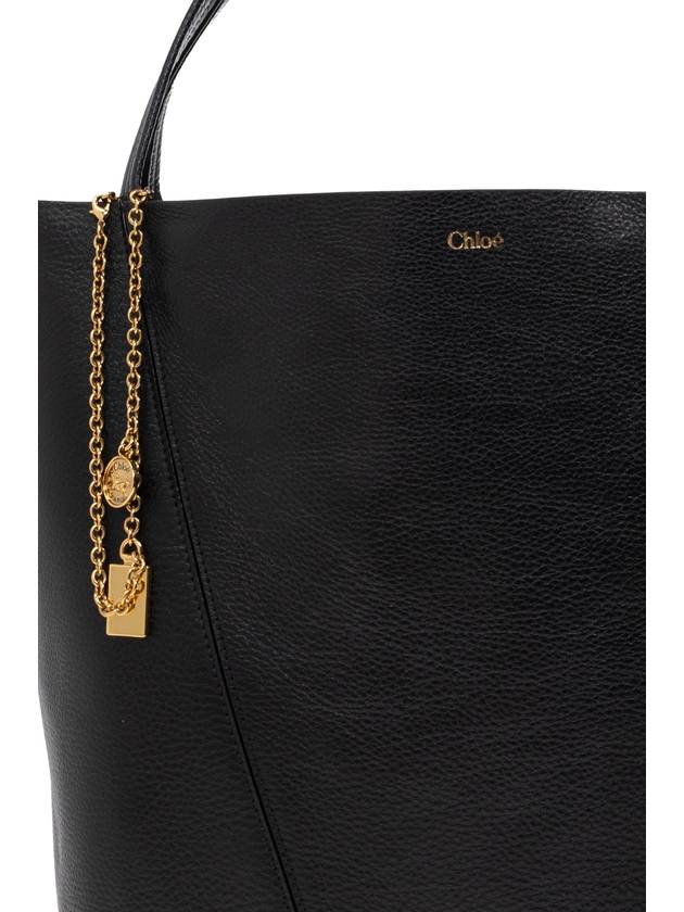 Chloé Bag Spin Large Shopper Type, Women's, Black - CHLOE - BALAAN 6