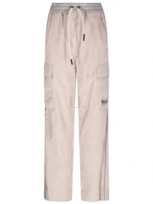 2A00002 597MN 21P Corduroy Jogging Pants - MONCLER - BALAAN 1