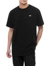 Left Chest Logo Short Sleeve T-Shirt Black - VANS - BALAAN 2