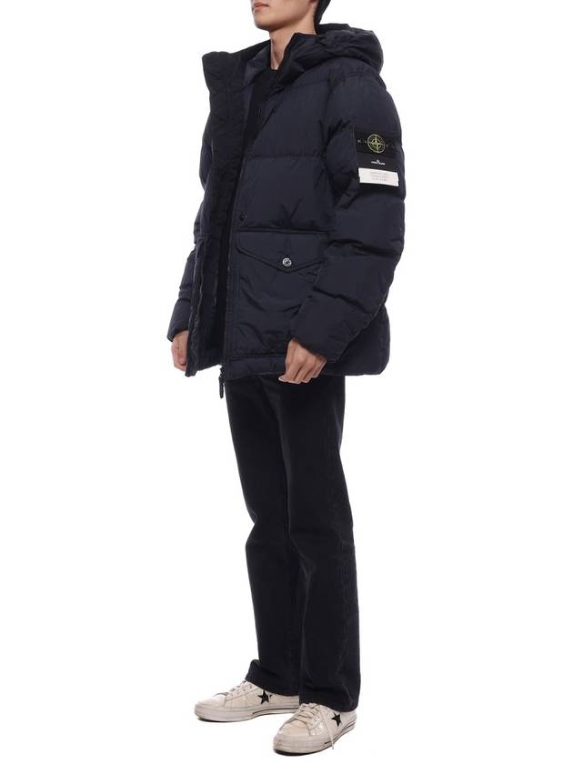 Crinkle Reps Re-Nylon Down Padding Navy - STONE ISLAND - BALAAN 5