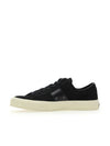 Suede Low Top Sneakers Black - TOM FORD - BALAAN 3