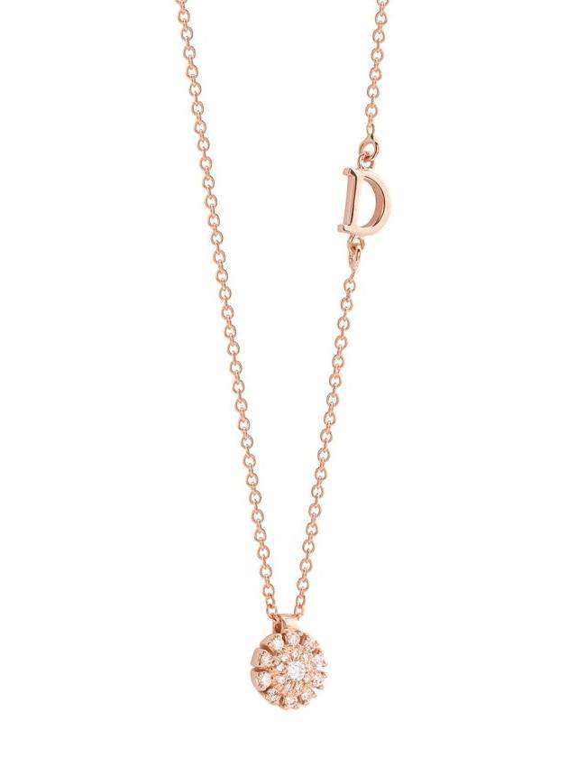 Margherita Diamonds 5mm Necklace Pink Gold - DAMIANI - BALAAN 2