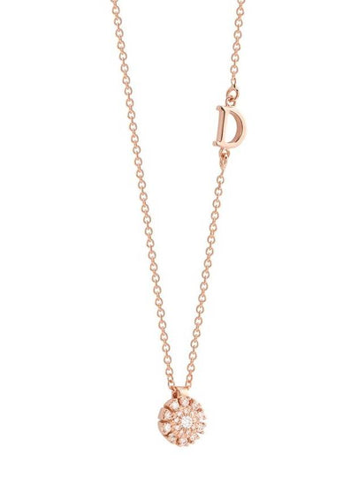 Margherita Diamonds 5mm Necklace Pink Gold - DAMIANI - BALAAN 2