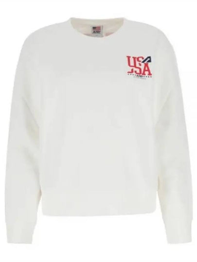 Iconic USA Logo Sweatshirt White - AUTRY - BALAAN 2