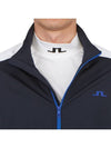 Melker Mid Layer Zip-Up Jacket Navy - J.LINDEBERG - BALAAN 9