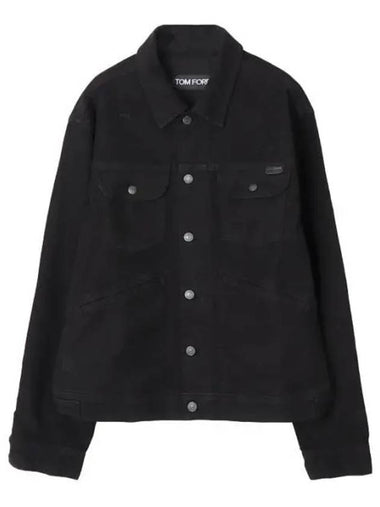 Washed trucker jacket - TOM FORD - BALAAN 1