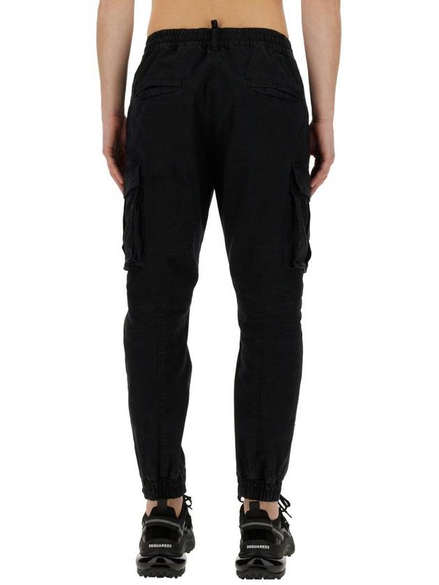 Straight Pants S74KB0887 S39021900 BLACK - DSQUARED2 - BALAAN 4