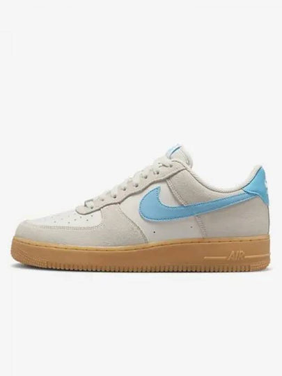 Air Force 1 07 LV8 M Phantom Gum Yellow Summit White Baltic Blue FQ8714 003 - NIKE - BALAAN 2