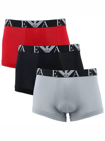 Boxer 3 Pack Trunk 111357 3F715 41074 - EMPORIO ARMANI - BALAAN 1