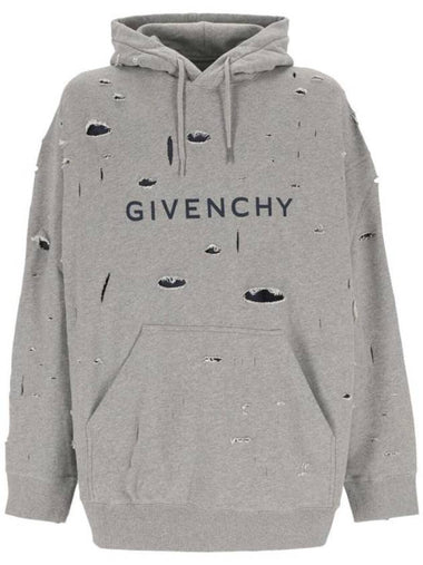 Sweater BMJ0JE3YK1063 GRAY BLUE - GIVENCHY - BALAAN 1