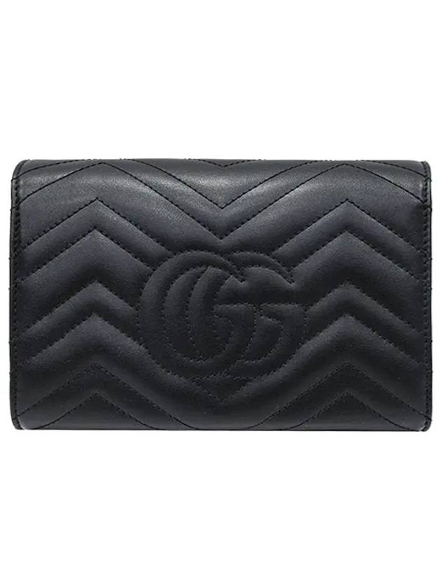 GG Marmont Matelasse Mini Crossbody Bag Black - GUCCI - BALAAN 7