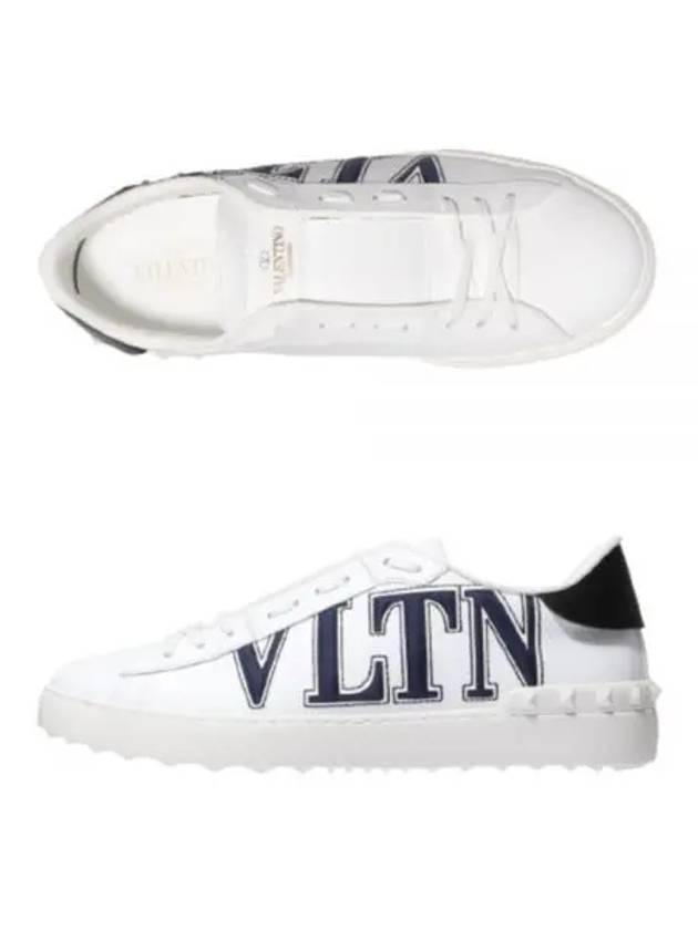 VLTN Leather Low-Top Sneakers White - VALENTINO - BALAAN 2