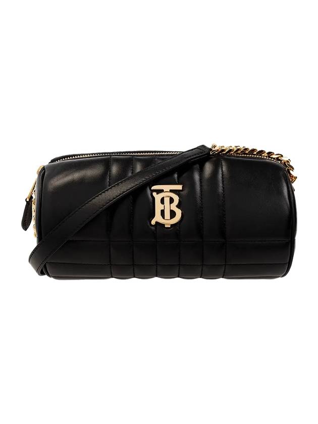 Lola Barrel Leather Cross Bag Black - BURBERRY - BALAAN 1