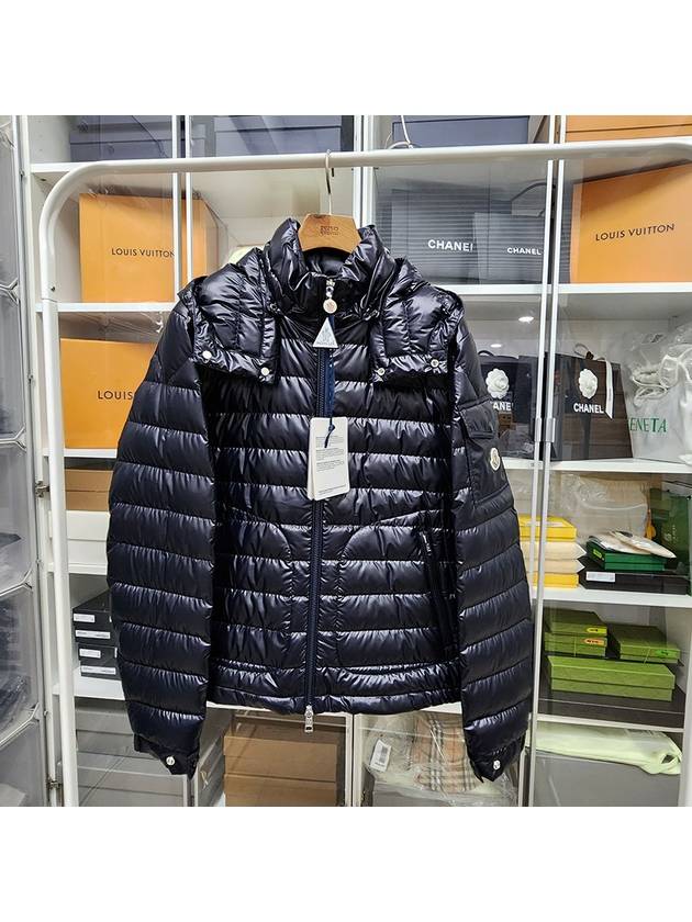 Lauros Short Down Jacket Black - MONCLER - BALAAN 5