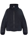 Tech Nylon Puffer Zip Up Jacket Navy - BOTTEGA VENETA - BALAAN 6