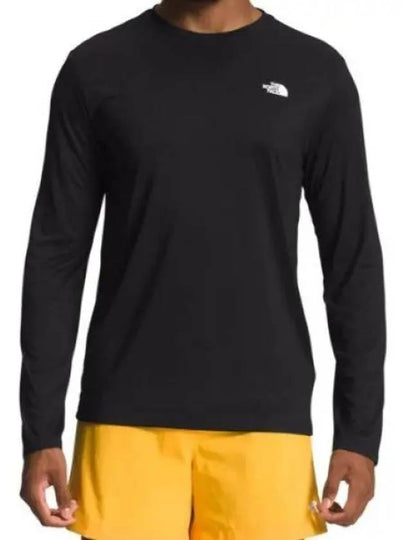 Men's Elevation Logo Detail Long Sleeve T-Shirt Black - THE NORTH FACE - BALAAN 2