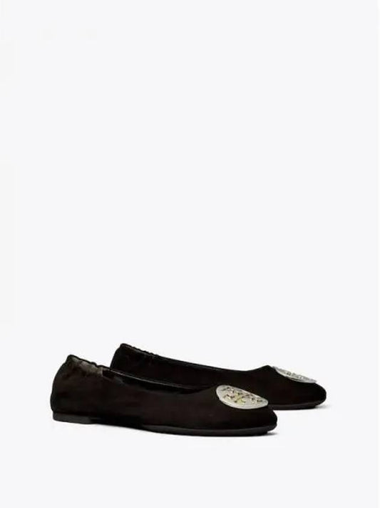 Claire ballet shoes black gold silver domestic product - TORY BURCH - BALAAN 1
