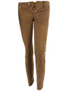 zipper gold skinny jeans brown - DSQUARED2 - BALAAN 1