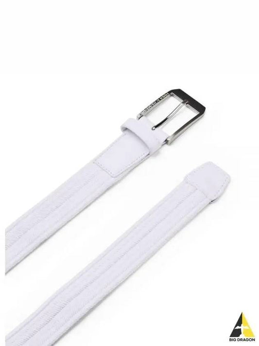 Braided Golf Leather Belt White - UNDER ARMOUR - BALAAN 2