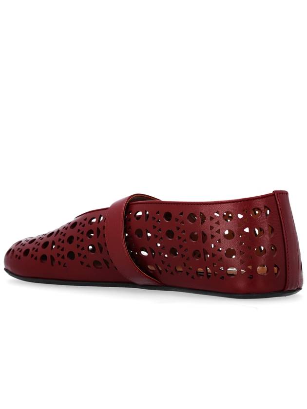 Alaïa Ballerinas Vienne, Women's, Burgundy - ALAIA - BALAAN 5