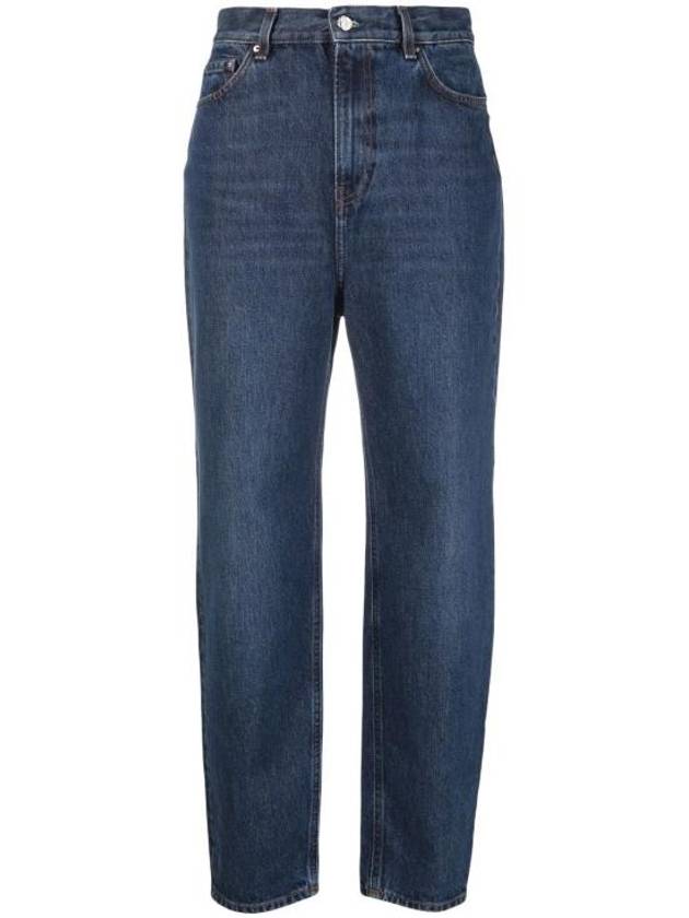 Organic Tapered Jeans Dark Blue - TOTEME - BALAAN 5