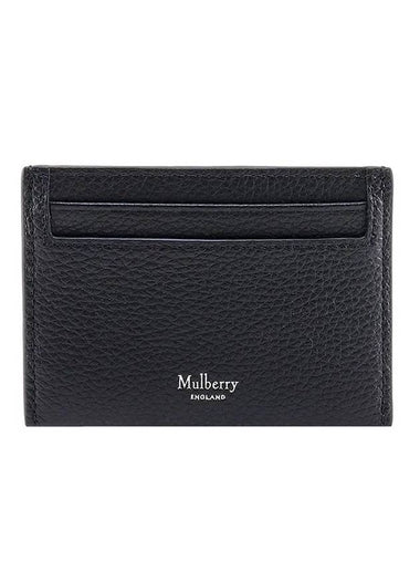 Small Classic Grain Card Wallet Black - MULBERRY - BALAAN 1