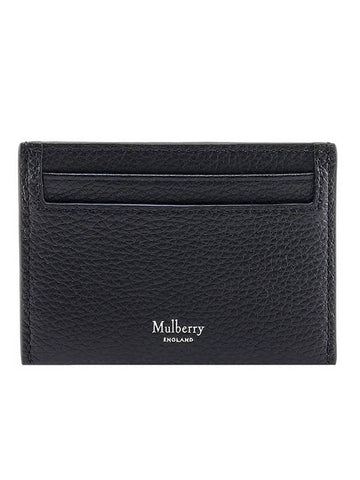 Small Classic Grain Card Wallet Black - MULBERRY - BALAAN 1