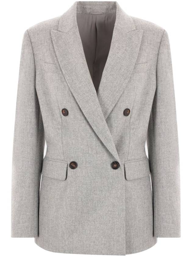 Brunello Cucinelli Jackets Grey - BRUNELLO CUCINELLI - BALAAN 1