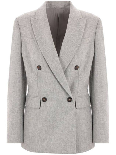 Brunello Cucinelli Jackets Grey - BRUNELLO CUCINELLI - BALAAN 1