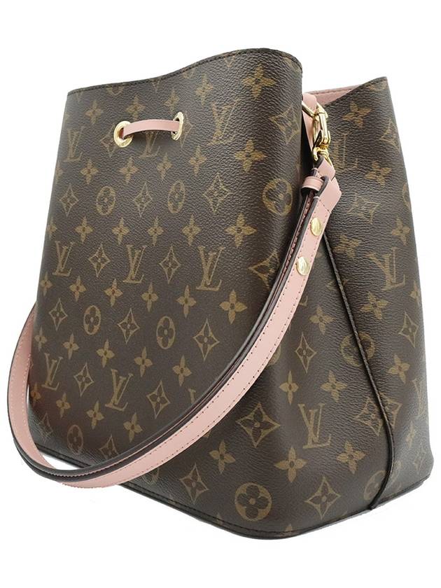 Louis Vuitton M44022 Monogram Canvas Rose Poudre Pink Neo Noe Bucket Shoulder Bag - LOUIS VUITTON - BALAAN 5