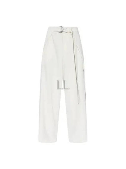 Belt Wide Pants Ivory - AMI - BALAAN 2