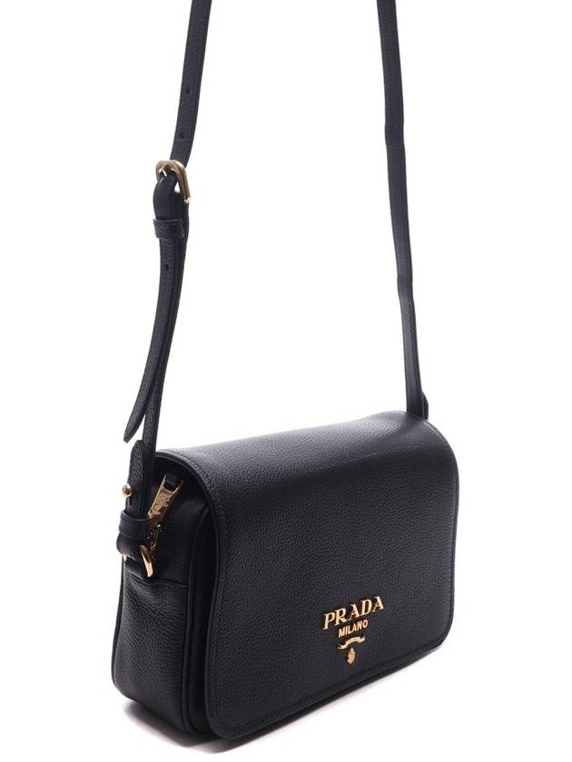 Vitello Phoenix Crossbody Bag Black - PRADA - BALAAN 4